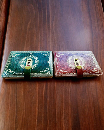 Ekskluzīvs Ādas Piezīmju Bloks "Sekretnik" A5 ar Ciparu Slēdzeni - personalizācija ar gravējumu