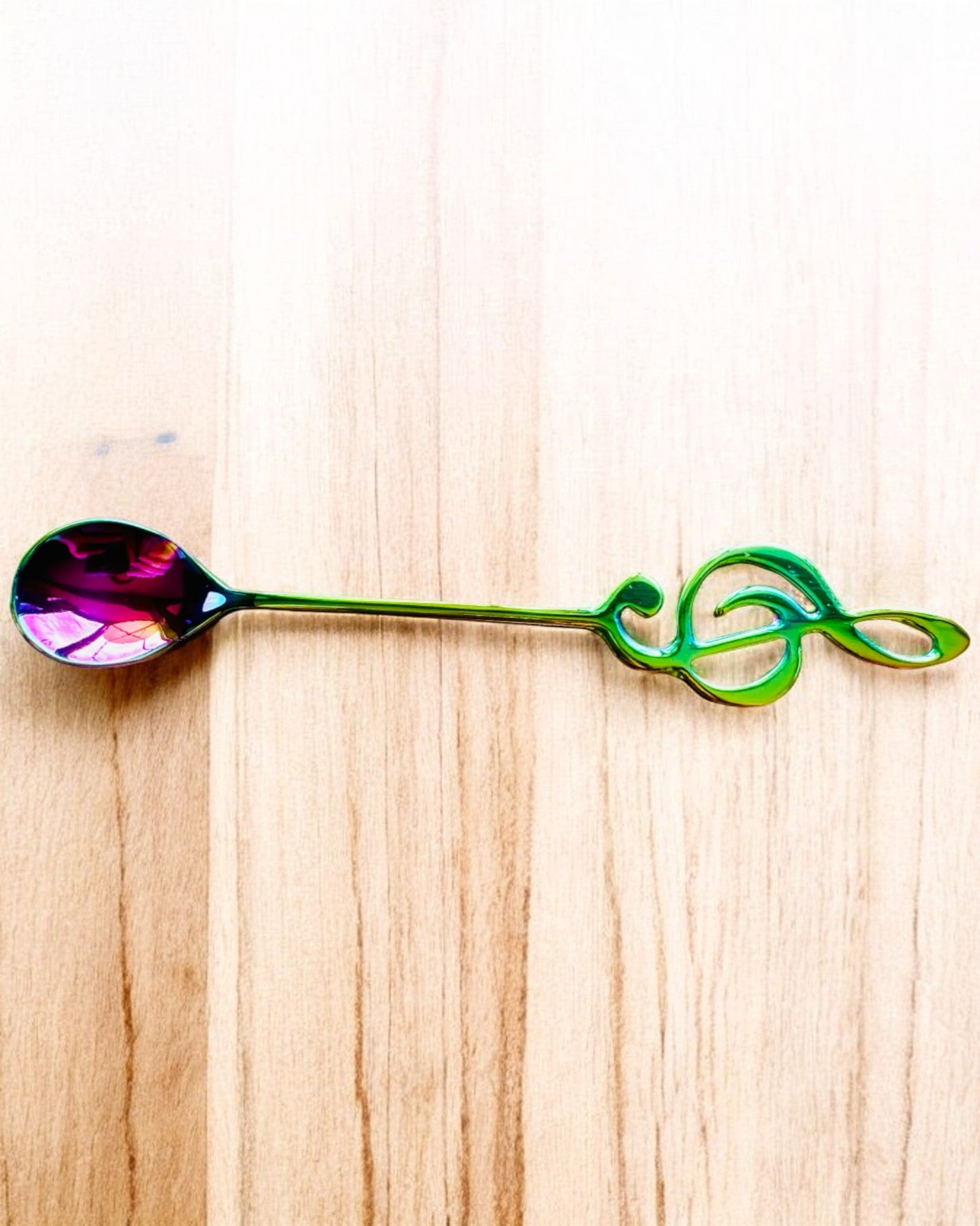 Cucharita Elegante con Clave de Sol – Personalizada para regalo, 2 variantes de color a elegir