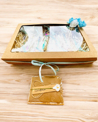 Set de lingurițe „Rapsodia Florală” - personalizare cu gravură pentru cadou, 2 variante la alegere