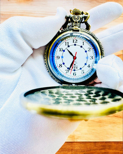 Pocket Watch "Motocyklowy Elegancik 2" – Engraving for a gift, 3 color variants