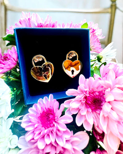 Meilės Mini Spynelės Širdelės DeLuxe, Rinkinys iš 2 spynelių su rakteliais, 6 variantai pasirinkimui, galimybė personalizuoti graviruote dovanai