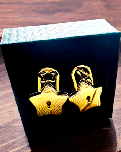 2 Mini Cadeados Estelares com Gravação – Protege os Teus Sonhos, personalizáveis para presente, 2 variantes de cores à escolha