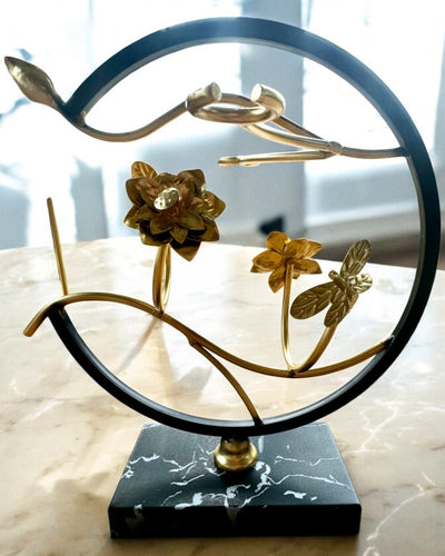 Suporte "Elegancki Owad" - para garrafa de vinho e copos, altura 33 cm, possibilidade de personalização com gravação para presente