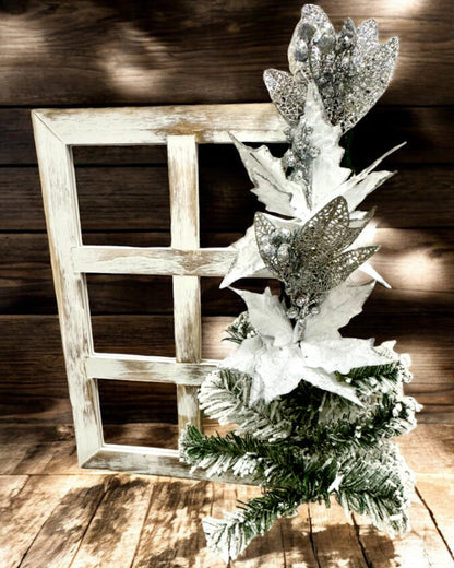 2 peças de Molduras Decorativas "Brilho de Inverno" de Natal, possibilidade de personalização com gravação para presente