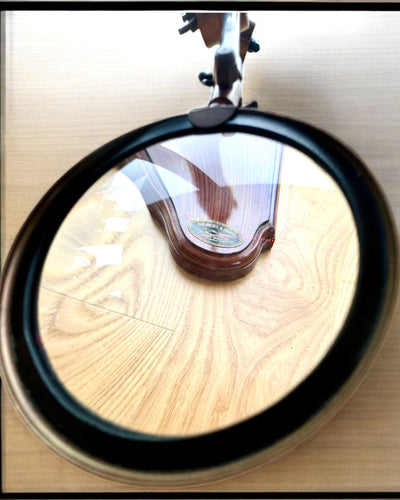 Craft magnifying glass "Royal Magnifier" with stand and adjustable holder - customizable with engraving for a gift