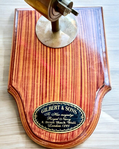 Craft magnifying glass "Royal Magnifier" with stand and adjustable holder - customizable with engraving for a gift