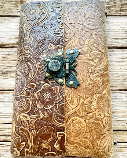 Notițel de lux retro cu copertă din piele - "Vintage Elegance", 480 de pagini, posibilitate de personalizare cu gravură