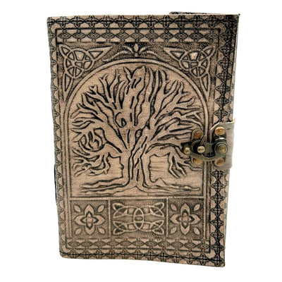Retro kožený zápisník Strom života – 200 stran 125 GSM - H019