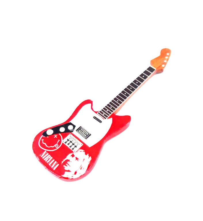 Magnet na lednici kytara Nirvana Kurt Cobain - 020877