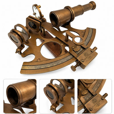 Large Brass Sextant – Gift for a Sailor - NSHB