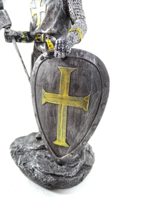 Rytíř - křižák - dekorativní figurka - výška 18cm - MC-23079