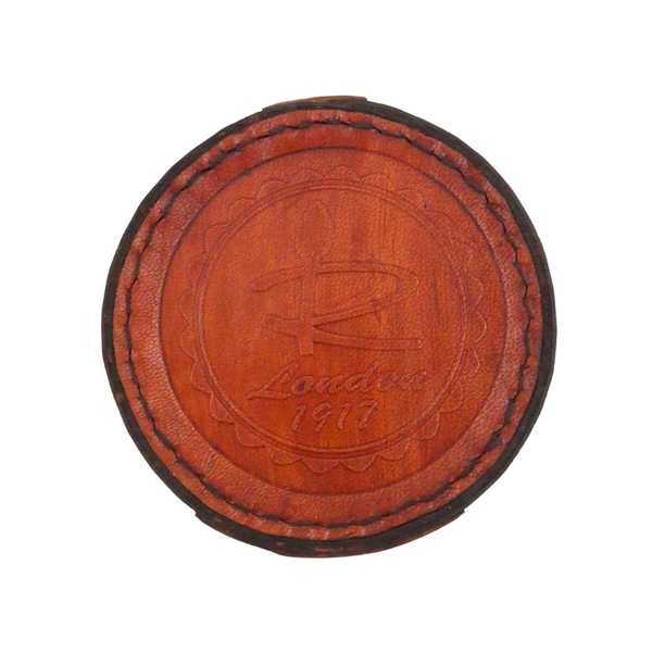Brass Compass and Sundial in a Leather Case - SUN023F