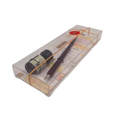 Kaligrafická sada - pero s hrotem + inkoust – 708