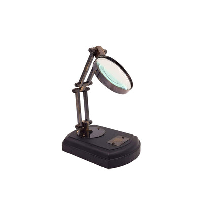 Magnifying glass on a wooden base - MG4ZS