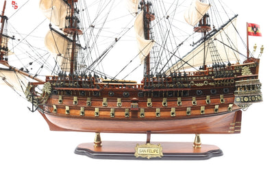 Model plachetnice San Felipe 80cm s možností personalizace gravírováním