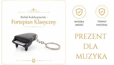 Collector's Keychain – Classic Grand Piano – ECK-0863