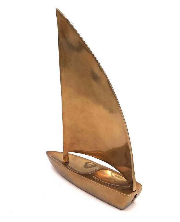 Velká plachetnice - hliník - 47x38 cm - N-3044