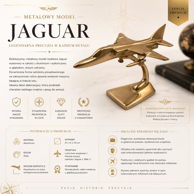Kovový model stíhačky Jaguar letadlo dárek pro pilota – JAG