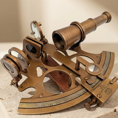 Large Brass Sextant – Gift for a Sailor - NSHB