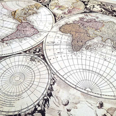 Map of the World 1686 - G. Valck reprint - M1686 – Gift for a Historian