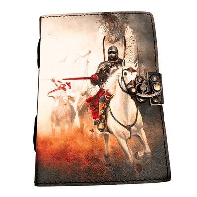 Carnet din piele, jurnal Husaria patriotic - 200 pagini - AH14
