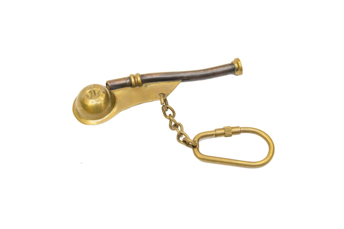 Přívěsek na klíče mini lodnická píšťalka KEY-0133