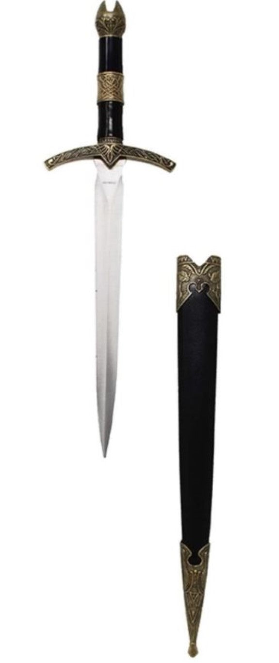 Pumnal cavaleresc decorativ din oțel - Replică - SW-178