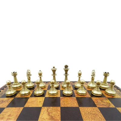 Exclusive Metal Italfama Chess Set 28x28 cm – N035