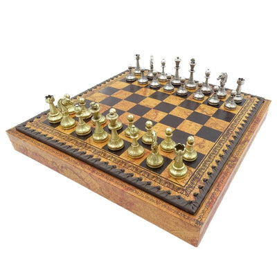 Exclusive Metal Italfama Chess Set 28x28 cm – N035