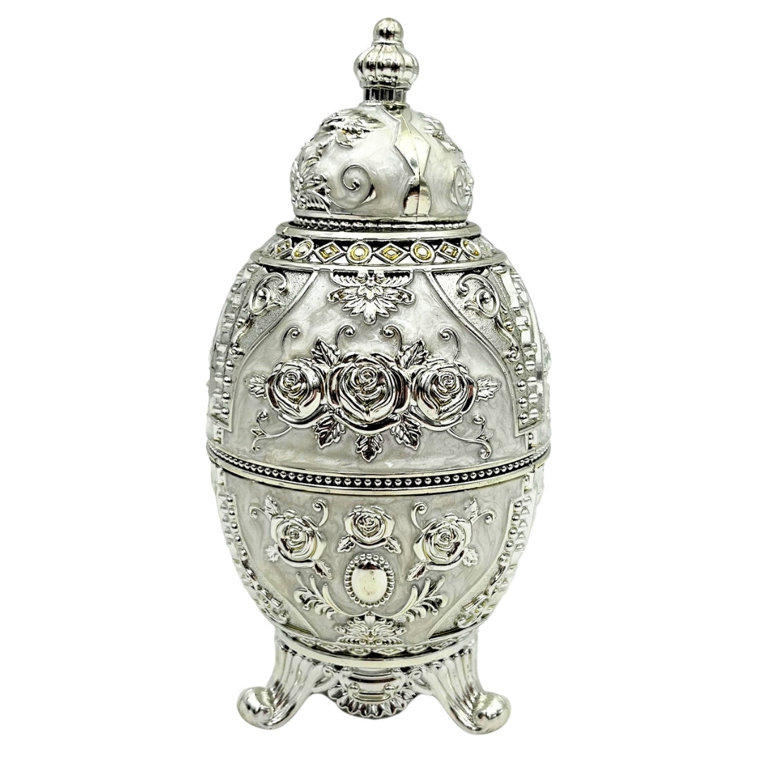 Silver Opening Fabergé Egg - SRWS