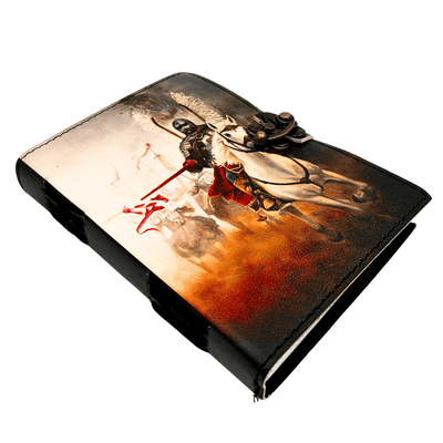 Carnet din piele, jurnal Husaria patriotic - 200 pagini - AH14