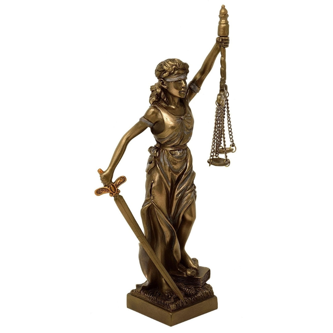 Figurină Themis, zeița dreptății, 20 cm - cadou pentru avocat – MC-90184
