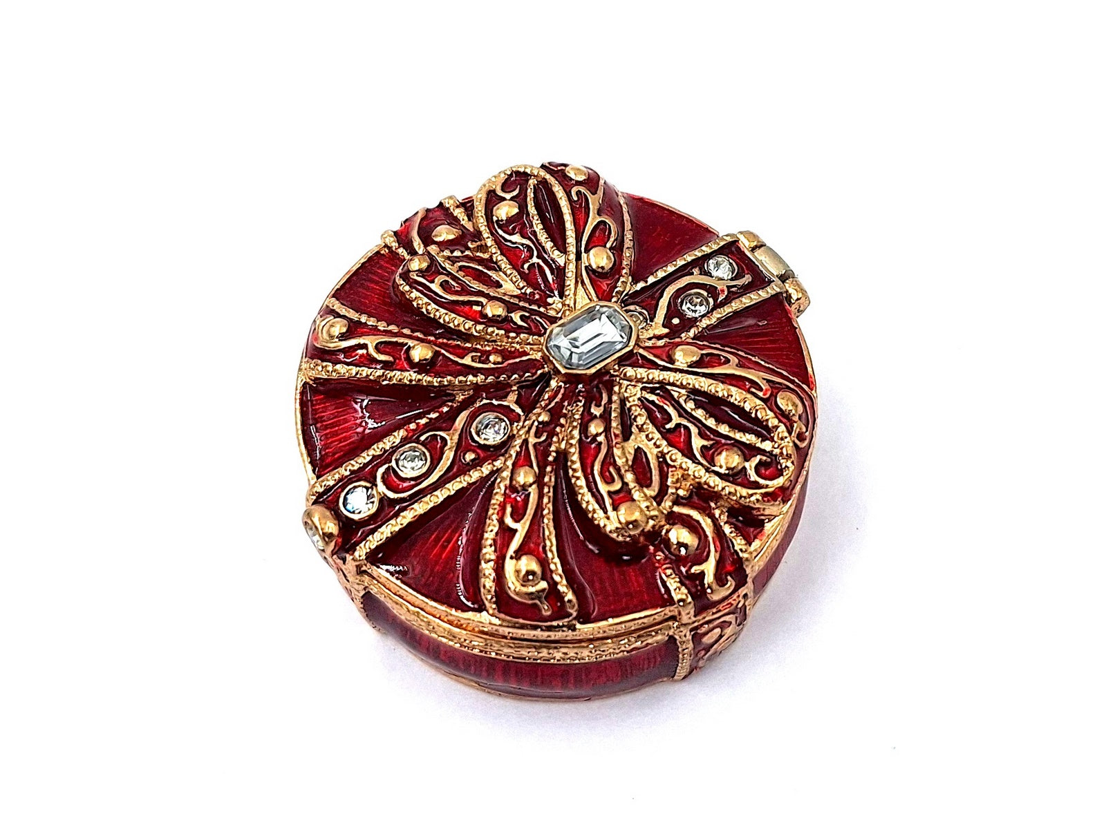 Exclusive Metal Gift Box with Crystals - B0118-08