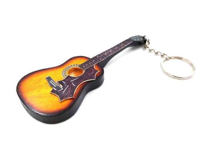 Classical guitar keychain in the style of The Beatles - EGK-0610