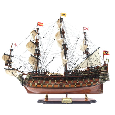 Model plachetnice San Felipe 80cm s možností personalizace gravírováním