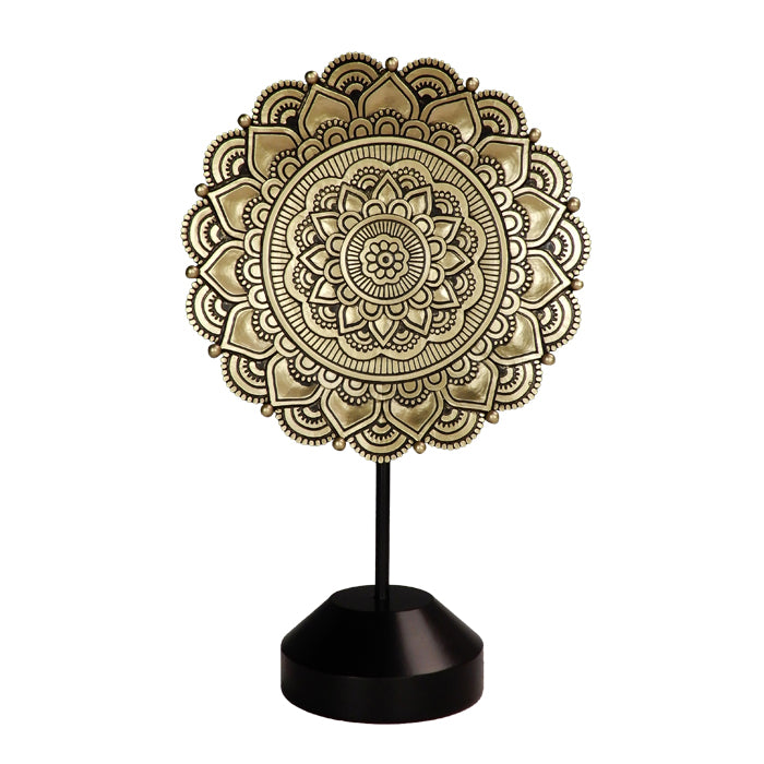 Figurka oválná mandala - buddhistická dekorace - 35cm - 44032FJH