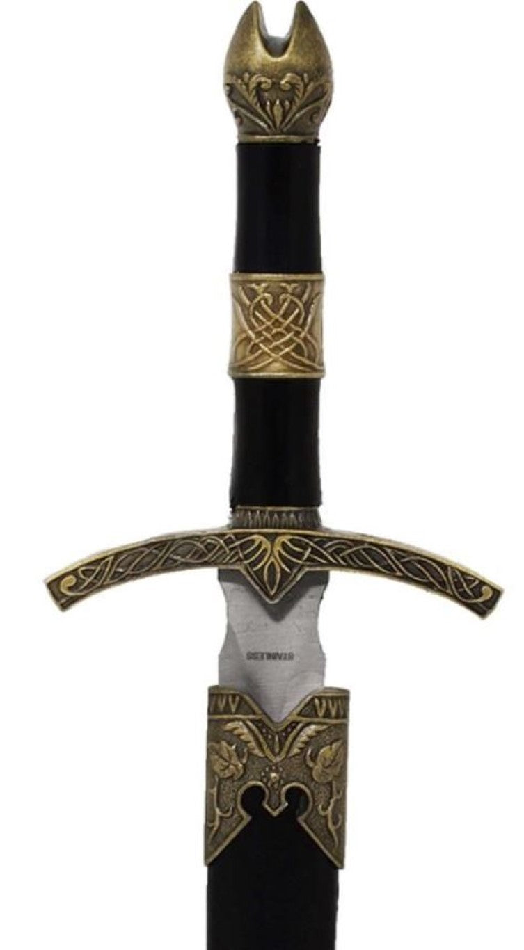 Pumnal cavaleresc decorativ din oțel - Replică - SW-178