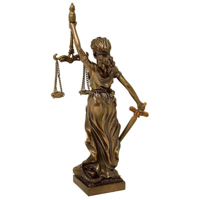 Figurină Themis, zeița dreptății, 20 cm - cadou pentru avocat – MC-90184