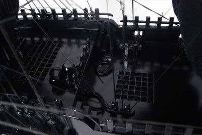 Black Pearl pirate ship model - Length 89cm - BP80R