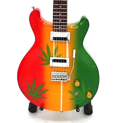 Mini kytara ve stylu Bob Marley Tribute Ganja MGT-0468