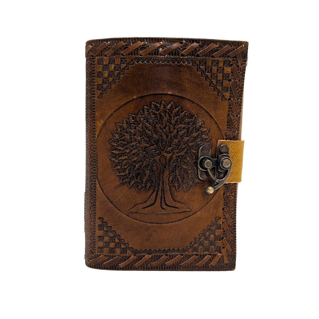 Kožený zápisník Vintage Retro 200 stran – Strom života - AH01
