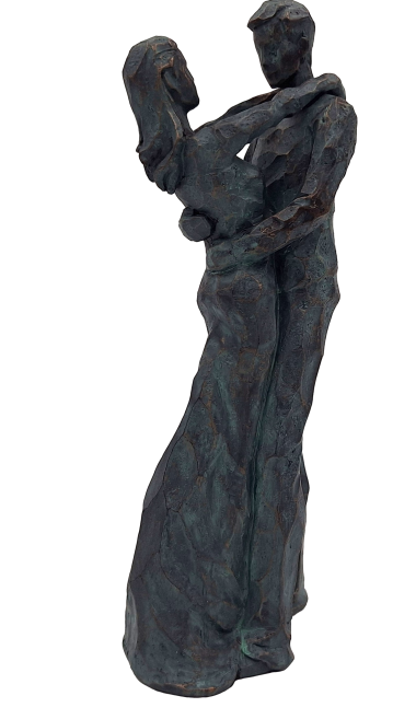 Dekorativní figurka tančící pár - dárek ke svatbě, výročí – 43064