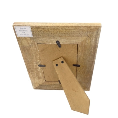 Dřevěný rámeček na fotografie - marocký čtyřlístek - A-1133 - formát fotografie 15 x 10 cm