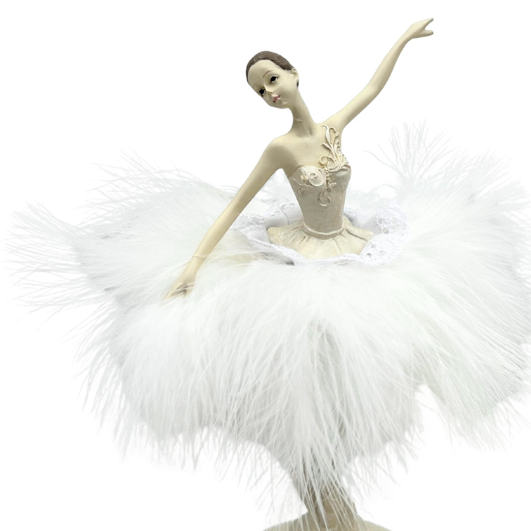 Snow Queen Ballerina Music Box, Moving, 23,5 cm – MP-19009