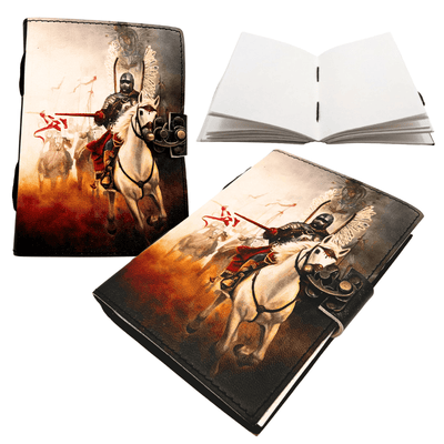 Carnet din piele, jurnal Husaria patriotic - 200 pagini - AH14