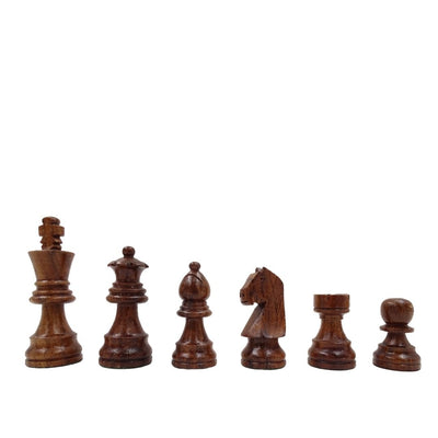 Wooden Chess Set 40×40 cm– minor defect – Folding Chessboard - G114