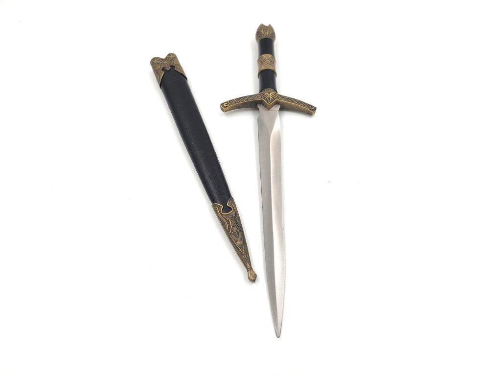 Pumnal cavaleresc decorativ din oțel - Replică - SW-178