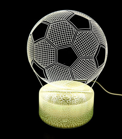Noční lampička Míč - Dárek pro fotbalistu Gadget - 3 barvy - P107