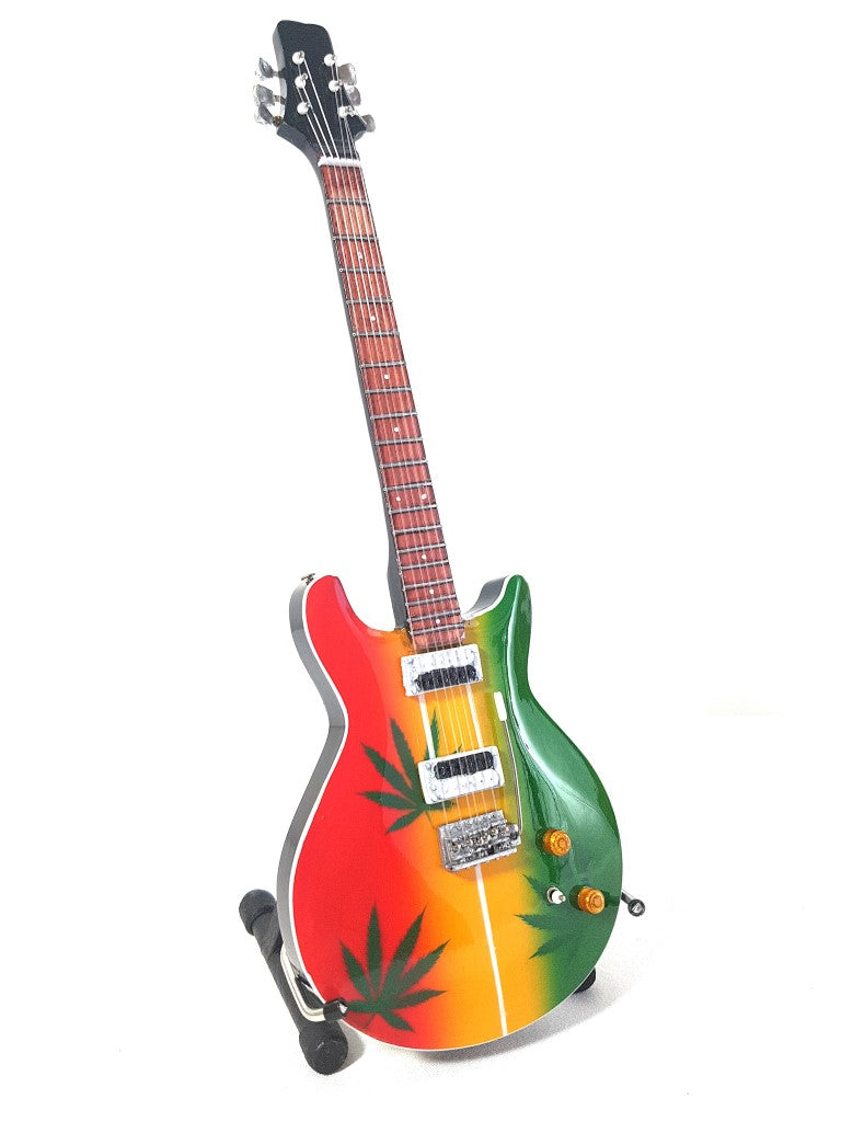 Mini kytara ve stylu Bob Marley Tribute Ganja MGT-0468