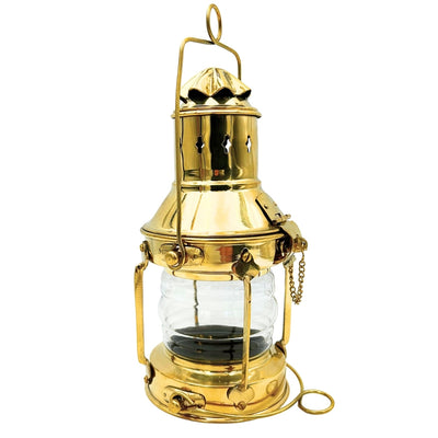 Mosazná petrolejová lampa retro dárek pro námořníka – SL10